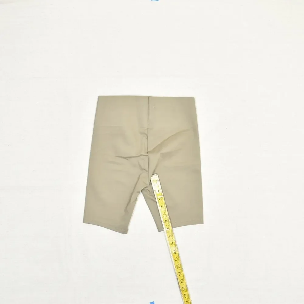 NEW Loft Women's Biker Shorts Pull On Solid Polyester Brown Size XSP